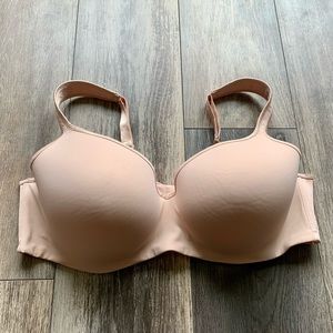 Nude T-Shirt Bra by Voglio Plus Size 46DD Full Cup Padded Underwire